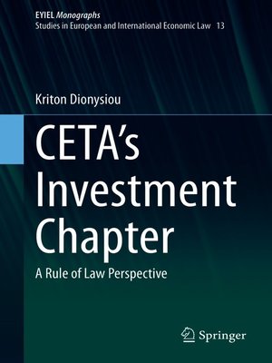 cover image of CETA's Investment Chapter